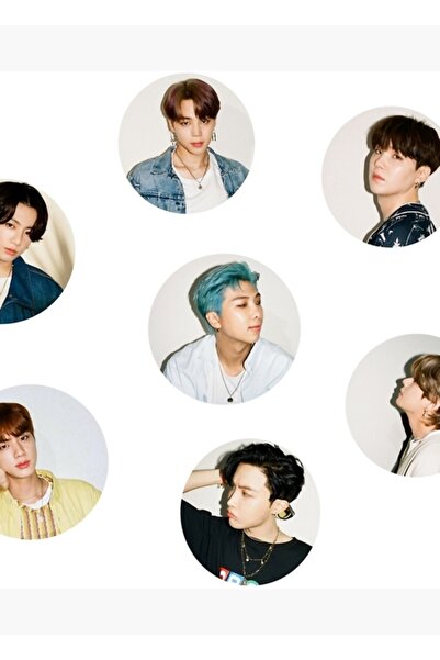 Universal Διακοσμητική ξύλινη αφίσα με σχέδιο Dinamit Bts Members Code2759