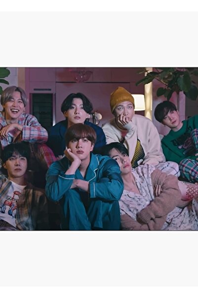 Universal Poster decorativ din lemn cu mesajul „Viața continuă” Bts 2020 Cod1408