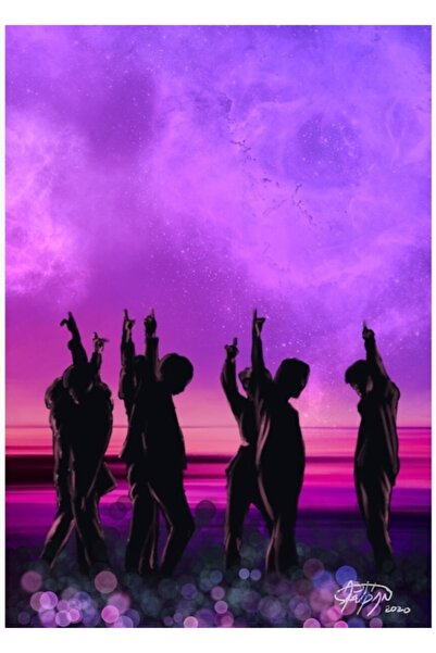 Universal Bts Table Wooden Poster Decoratifyla 7 Years Kod4245