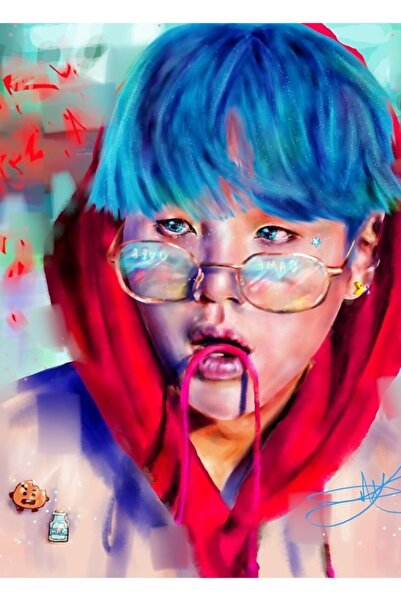 Universal Suga Bts Ξύλινη Διακοσμητική Αφίσα Πίνακας Κωδικός5339