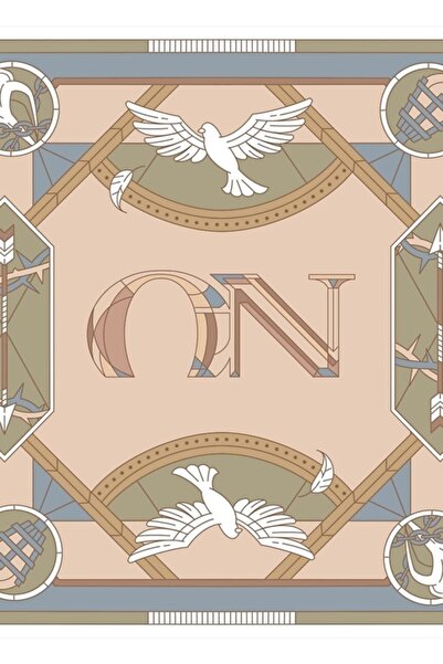 Universal Bts - Ξύλινη διακοσμητική αφίσα για το τραπέζι με κωδικό 4171