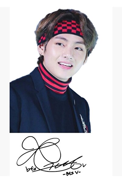 Universal Bts V Table Wooden Poster Decorative Code5807