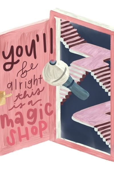 Universal Bts Magic Shop Ξύλινη Διακοσμητική Αφίσα Πίνακα Κωδικός3796