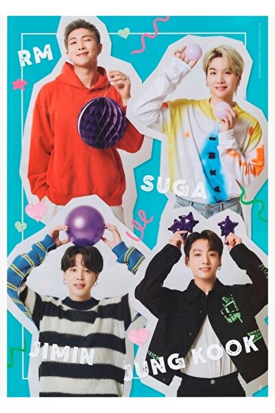 Universal Bts Japan Fanclub Mag Tablo Ξύλινη διακοσμητική αφίσα με κωδικό2006