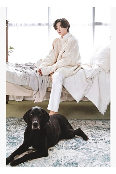 Universal Dıcon Dergisi Için Bts Jungkook Tablo Ahşap Poster Dekoratif Kod978