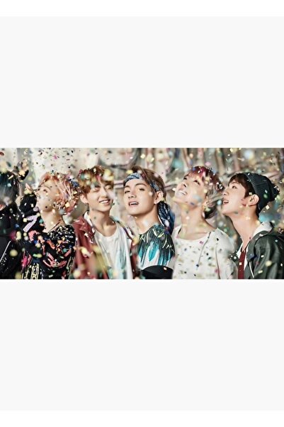 Universal Bts Δεν περπατάς μόνος σου ποτέ Ξύλινη διακοσμητική αφίσα με εικονο...