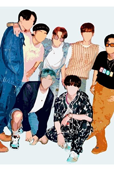 Universal Bts, Ξύλινη Αφίσα Τραπεζιού Dinamit, Διακοσμητική, Κωδικός 4429