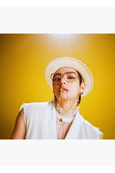 Universal BTS V (Ταεχιουνγκ) Ξύλινη Αφίσα Τραπεζίου Διακοσμητική Κωδικός3435