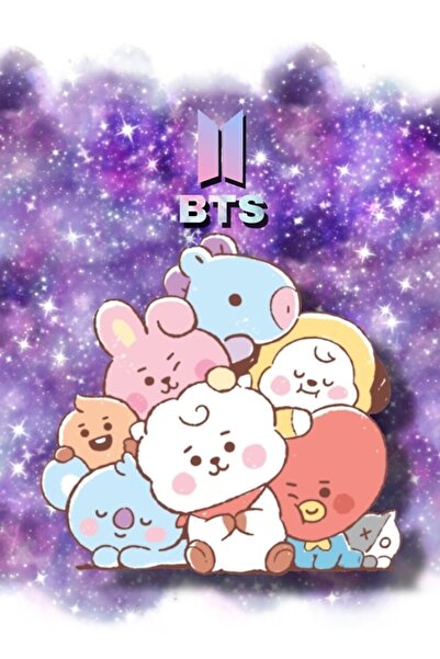 Universal Bts Cute Collections Ξύλινη διακοσμητική αφίσα για τοίχο Κωδικός1571