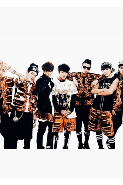 Universal Bts Group Photo Painting Ξύλινη αφίσα Διακοσμητική Ξύλινη Αφίσα Κωδ...