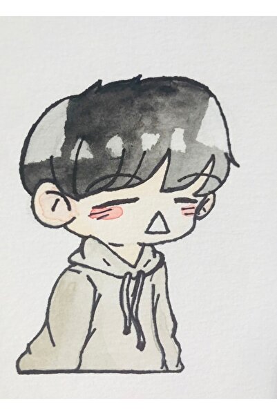 Universal Bts Yorgun Chibi Ξύλινη Διακοσμητική Αφίσα Κωδικός3447