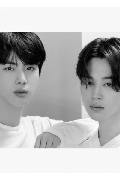 Universal Bts Open:e |   Διακοσμητική ξύλινη αφίσα ζωγραφικής τέχνης Jin και ...