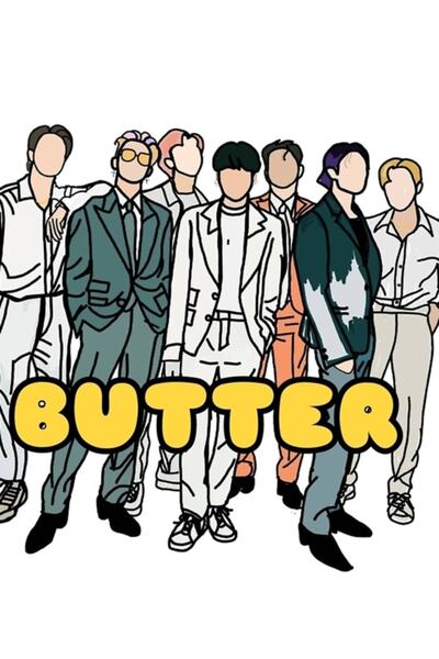 Universal Bts Butter Ξύλινη Αφίσα Διακοσμητική Ξύλινη Αφίσα Κωδικός4310