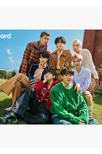 Universal Αισθητικό Ξύλινο Διακοσμητικό Πίνακα Αφίσας Bts Κωδ.3217