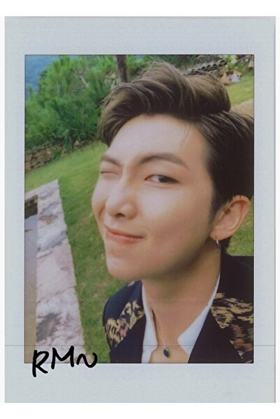 Universal Bts Polaroid Rm Ξύλινη Αφίσα Τραπεζιού Διακοσμητική Κωδικός3545