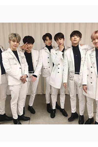 Universal Bts Butter Group Φωτογραφική Αφίσα Πίνακας Ξύλινη Διακοσμητική Αφίσ...