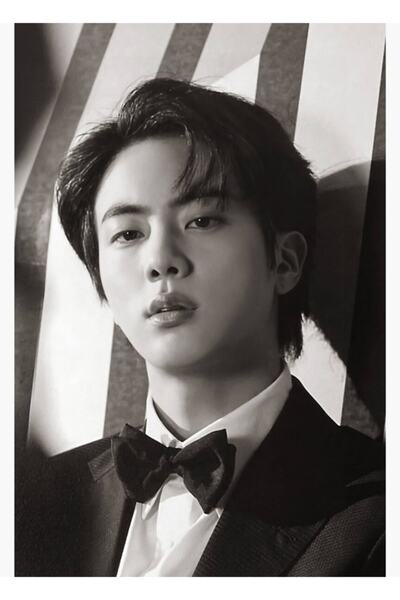 Universal Jin Real Photo Book Bts Tablo Poster din lemn decorativ Cod1098