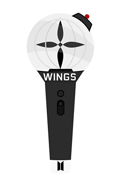 Universal Bts Wings Işık Çubuğu Tablo Ahşap Poster Dekoratif Kod2426