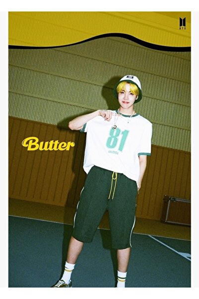 Universal БТС Джейхоуп Бътър MV Дървен декоративен плакат за маса Code2266