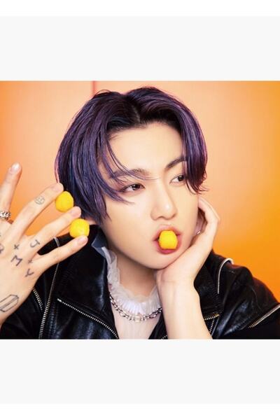 Universal Bts Jungkook Butter Concept Photo Tableau Poster din lemn decorativ...