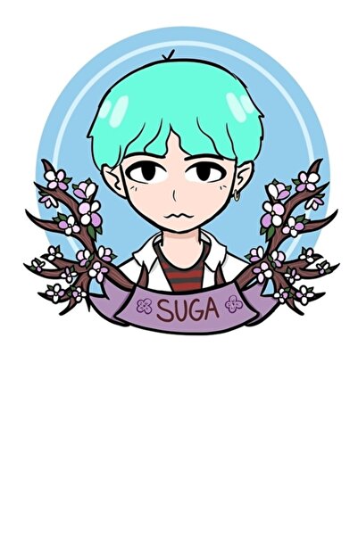 Universal Poster decorativ din lemn Bts Suga Dna Tablo Cod4403