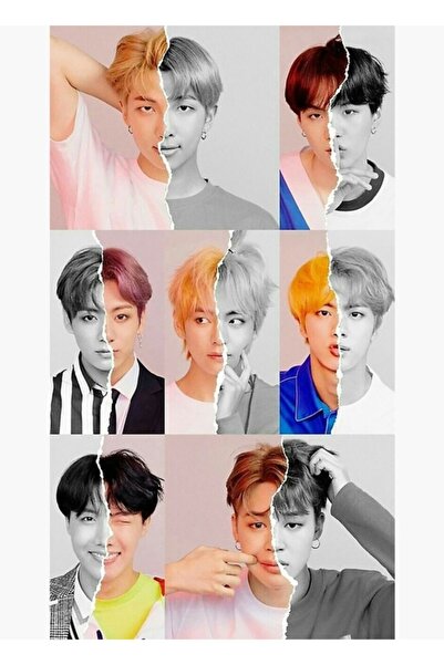 Universal Poster decorativ din lemn Bts Estetic Code4507