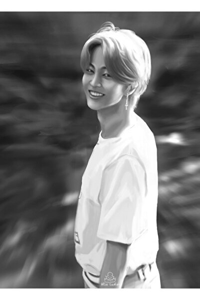 Universal Poster decorativ din lemn Jimin-Bts Life Tablo, în continuare, Cod1114