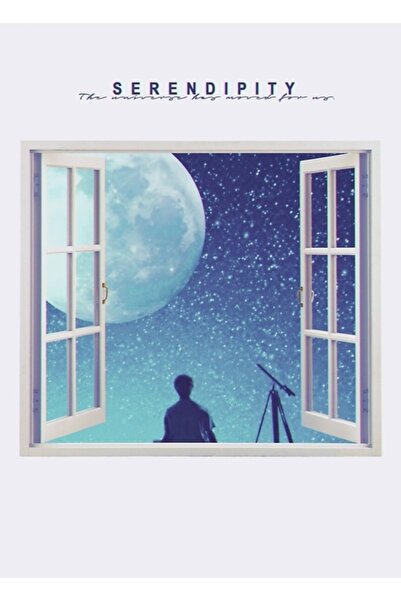 Universal Bts Jimin Serendipity - Poster decorativ din lemn cu fereastră desc...