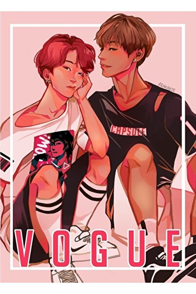 Universal Bts: Poster decorativ din lemn în stil Vmin, Cod3567