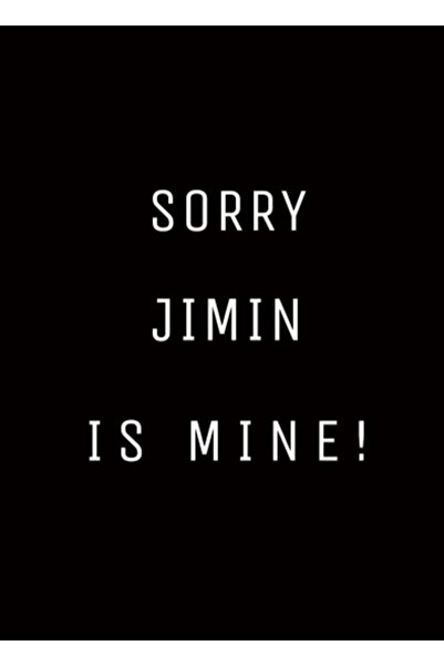 Universal Sorry Jimin Bts Poster decorativ din lemn pentru pictură Kod2030