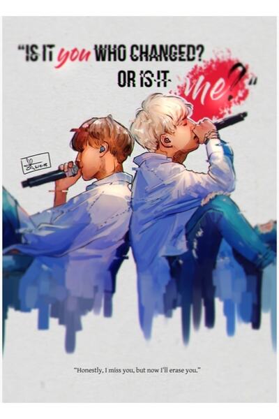 Universal Poster decorativ din lemn Yoonmın Bts Code4481