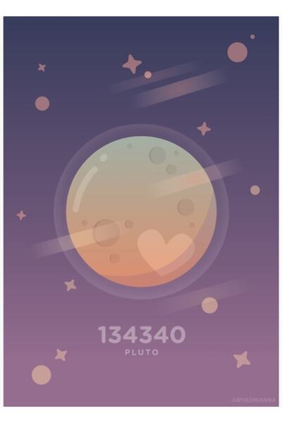 Universal 134340 (Pluton) - Poster decorativ din lemn Bts Tablo Cod2452