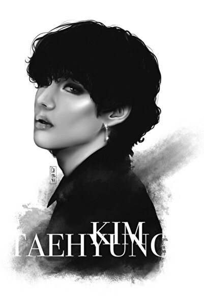 Universal Kim Taehyung (BTS) Poster decorativ din lemn Kod2932