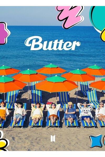 Universal Poster decorativ din lemn cu tabelul de programare Bts Butter Cod2187
