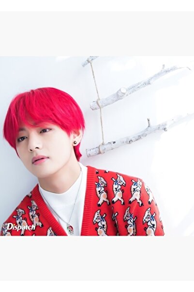 Universal Poster decorativ din lemn cu tablou de Crăciun Bts Taehyung Cod3210