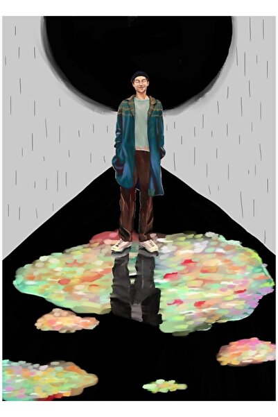 Universal Poster decorativ din lemn Bts Rm Kod5641