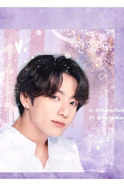 Universal Poster decorativ din lemn Bts Jungkook Cod4354
