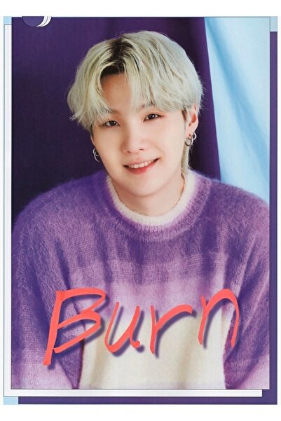 Universal Bts Suga Japan Fancafe 2021 Poster decorativ din lemn Cod1454