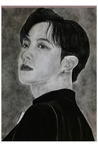 Universal BTS Τζουνγκσόκ (J-Hope) Ξύλινη Αφίσα Τραπεζιού Διακοσμητική Κωδικός...