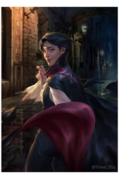 Universal Bts Vampire Series - Jimin Painting Wooden Poster Decorative Code1655