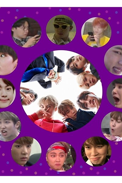 Universal Bts Derp Vs. Ξύλινη Αφίσα Τραπεζιού με Σχέδιο, Διακοσμητική, Κωδικό...