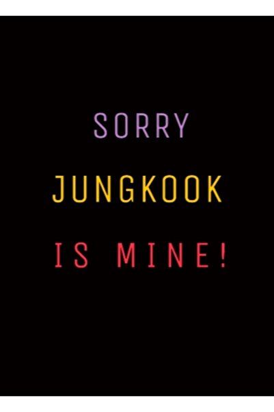 Universal Sorry Bts Jungkook Benim - Poster decorativ din lemn, versiune Dyna...