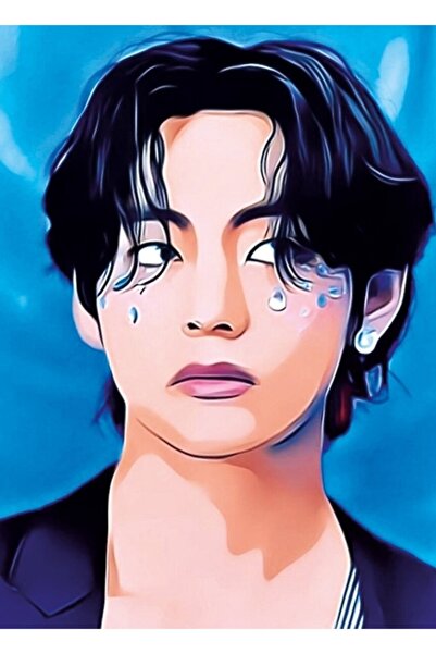 Universal Κιμ Ταεχιγκνγκ BTS Ξύλινη Αφίσα Τέχνης Διακοσμητική Κωδικός3442