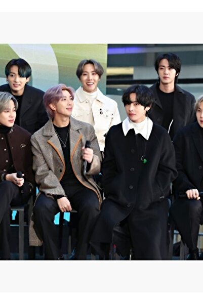 Universal Bts Hot Photo Products Cute Photo Card Table Wooden Poster Decorati...