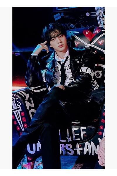 Universal BTS Τζιν Σεοκτζίν Ξύλινη Αφίσα Τέχνης Διακοσμητική Κωδικός3611