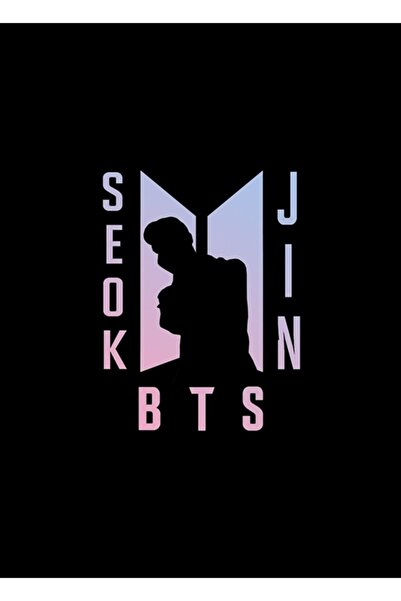 Universal Αυτοκόλλητο λογότυπο Jin Bts, Ξύλινη Ξύλινη Αφίσα Διακοσμητική, Κωδ...