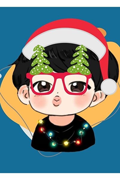 Universal Jin Bts Καλά Χριστούγεννα Πίνακας Ζωγραφικής Ξύλινη Αφίσα Διακοσμητ...