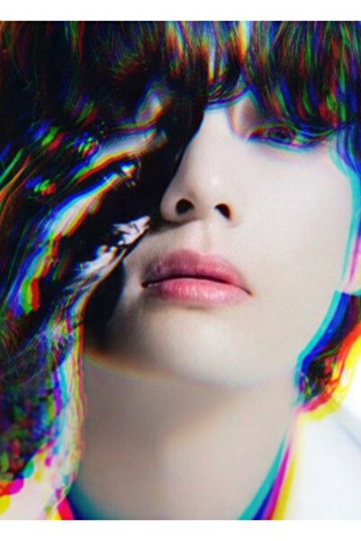 Universal Bts V Fan Art Painting Wooden Poster Decorative Code2740