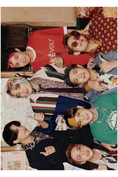 Universal Bts Ξύλινη Αφίσα Διακοσμητική Ξυλόγραφος Κωδικός5981