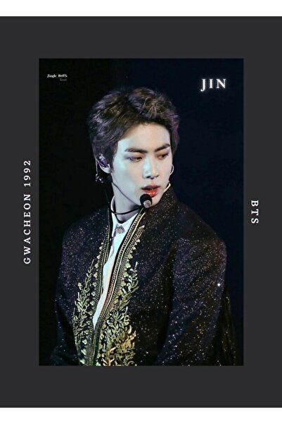 Universal Bts Jin: Tema întunecată # 1 Poster decorativ din lemn Cod1676